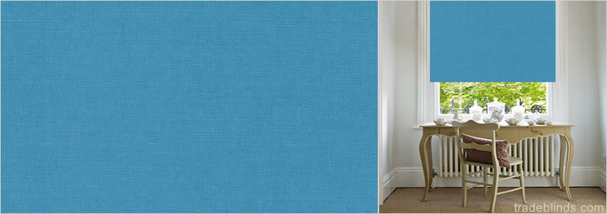 BUY JOHN LEWIS BUTTERFLY BLOSSOM BLACKOUT ROLLER BLINDS, BLUE